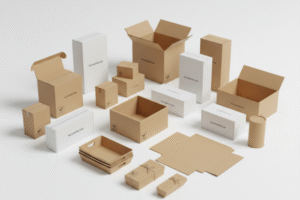 Cardboard packaging boxes
