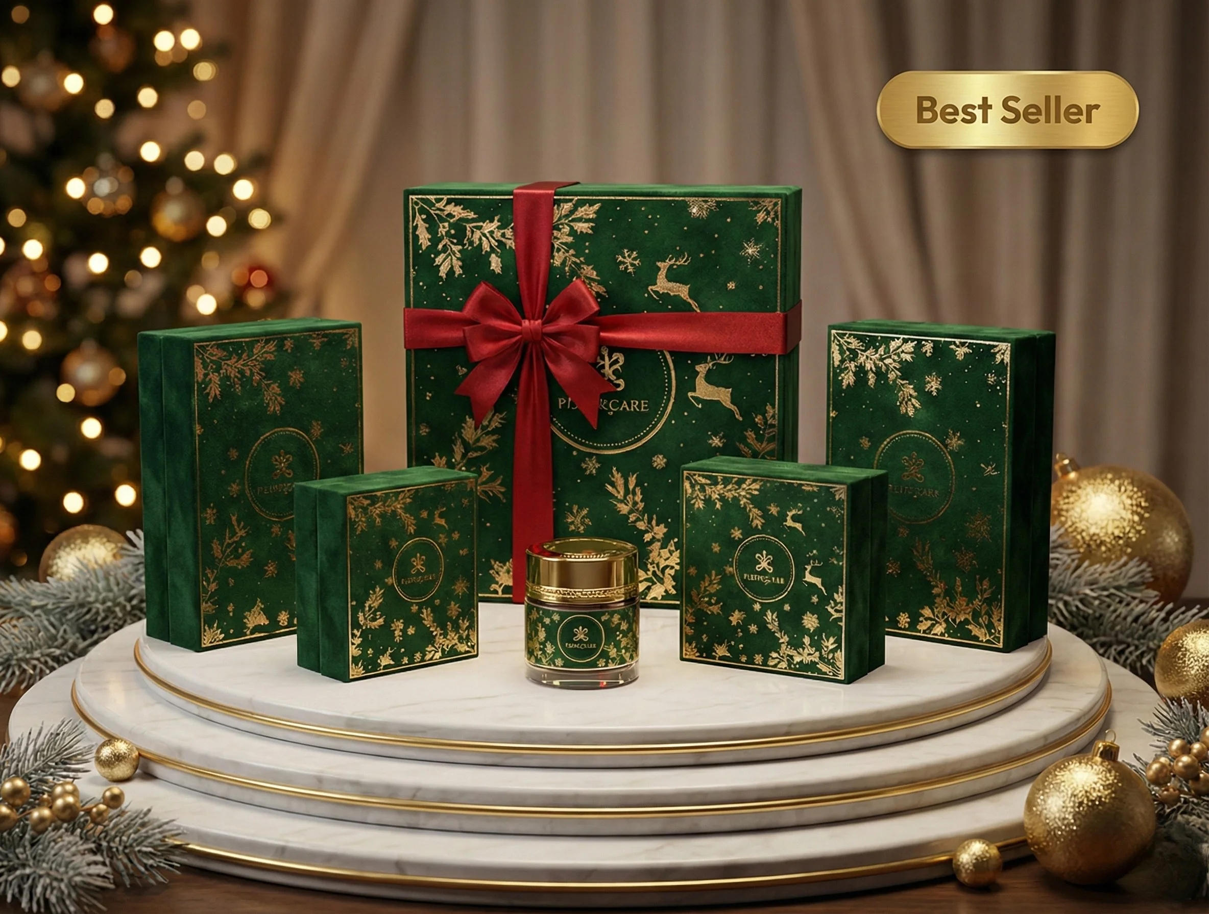 premium Cosmetic Boxes for christmas